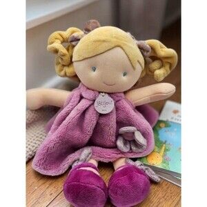 Jolijou Paris Pretty Rose Doll DC3132 Pink Plush Fairy 12 Inch Tags